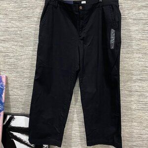 Gap Girlfriend Khaki High Rise Black Stretch Pants Size 20 NWT